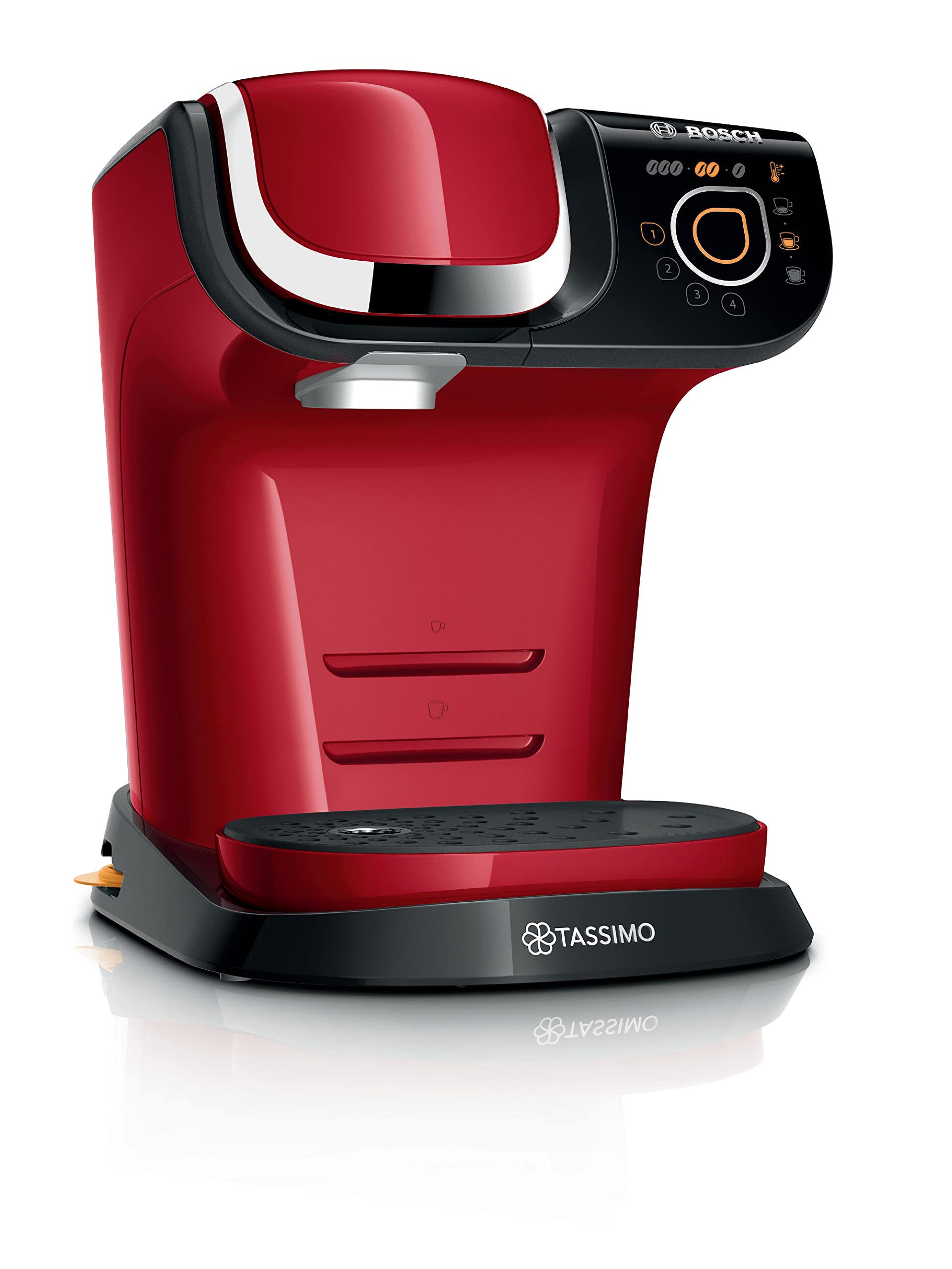 Tassimo My Way Machine à Café – TAS6503 – plus de 40 boissons chaudes – OneTouch – rouge