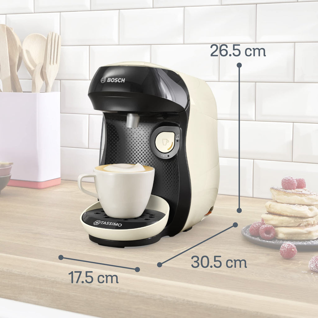 Tassimo Happy TAS1007 – Machine à café à capsules – 1400 W – Crème