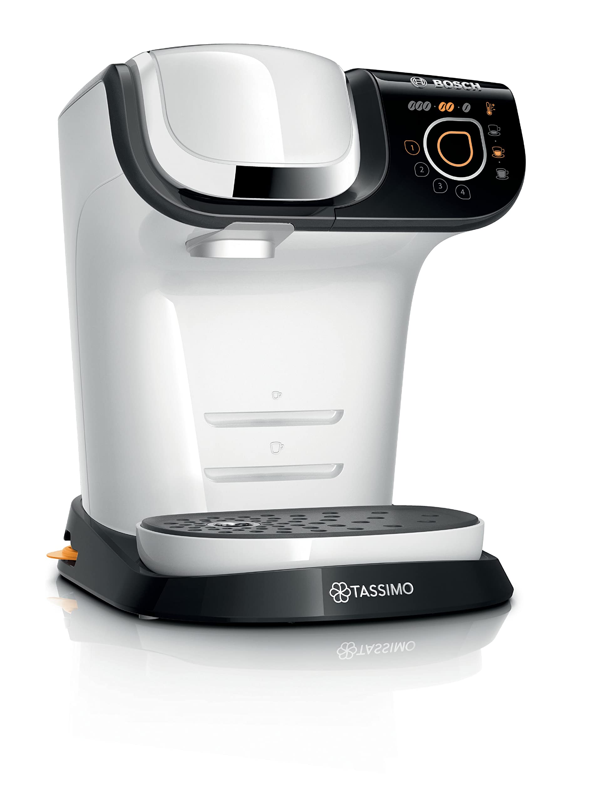 Tassimo My Way Machine à Café – TAS6504 – plus de 40 boissons chaudes – OneTouch – Blanc