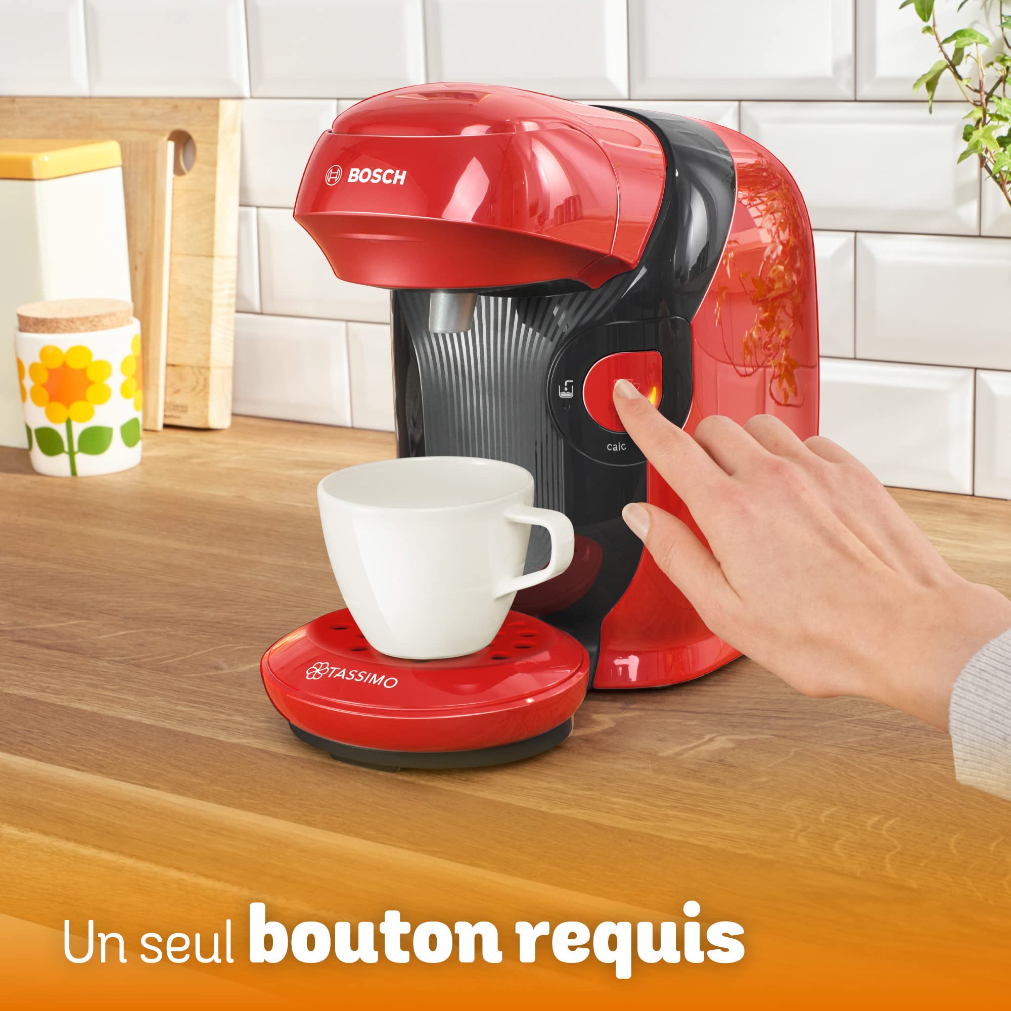 Machine à Café Tassimo Style – OneTouch – TAS1103 – Rouge
