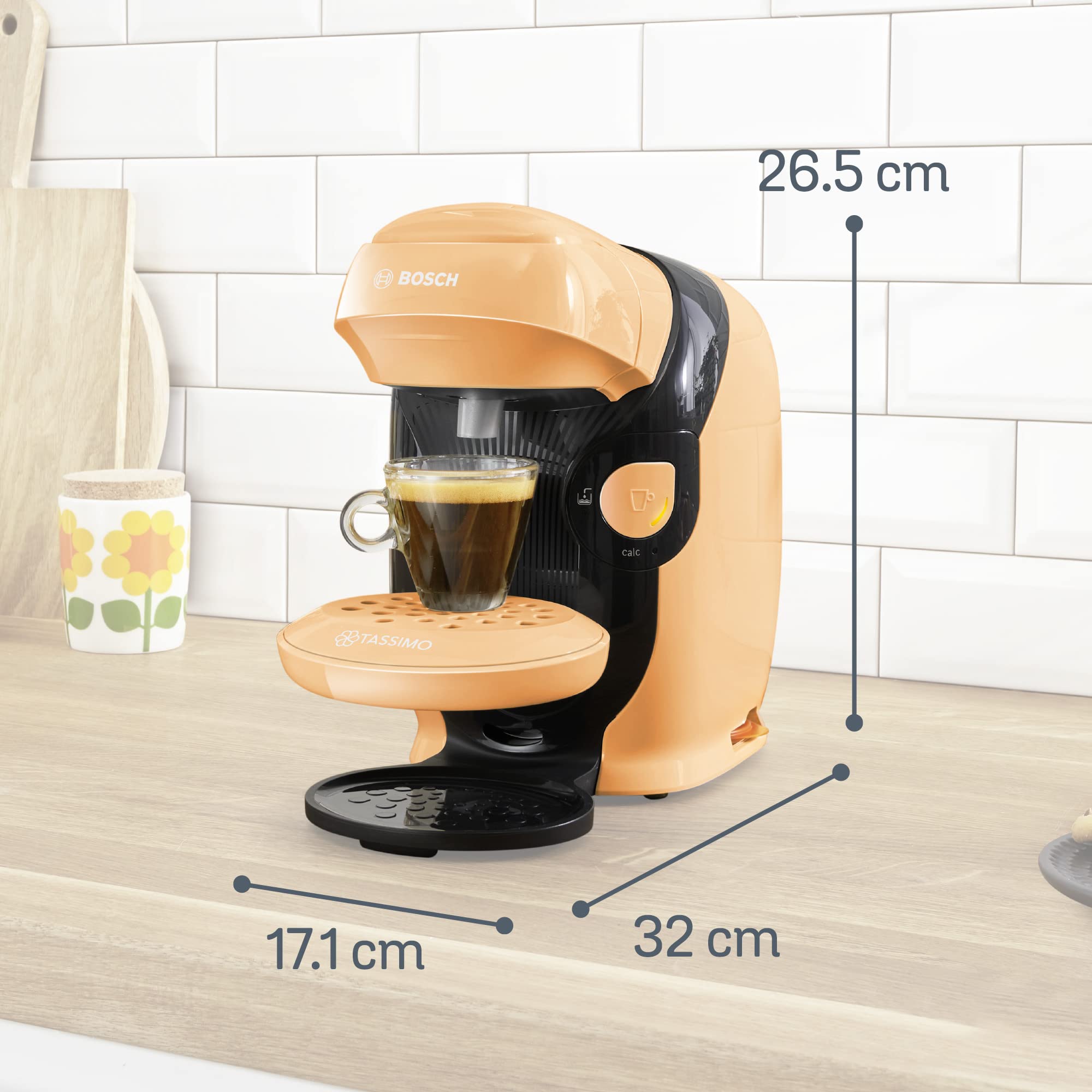 Machine à Café Tassimo Style – Intellibrew – OneTouch – TAS1106 – Pêche