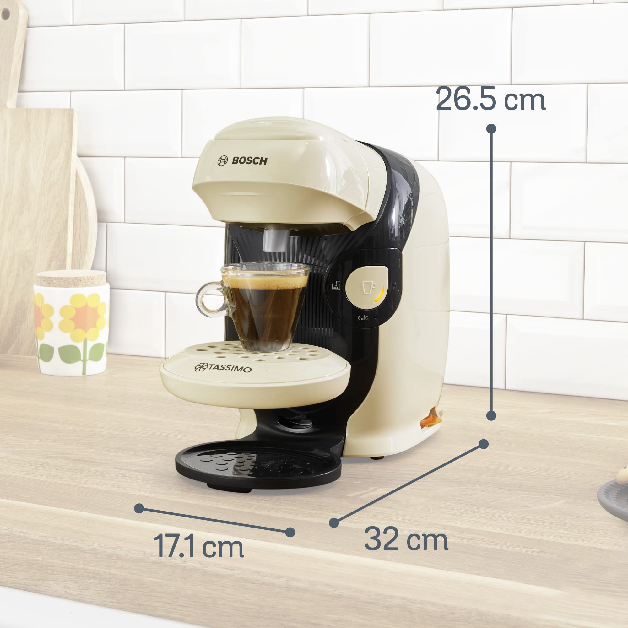 Machine à Café Tassimo Style – OneTouch – cafétière à dosettes – TAS1107 – Vanille