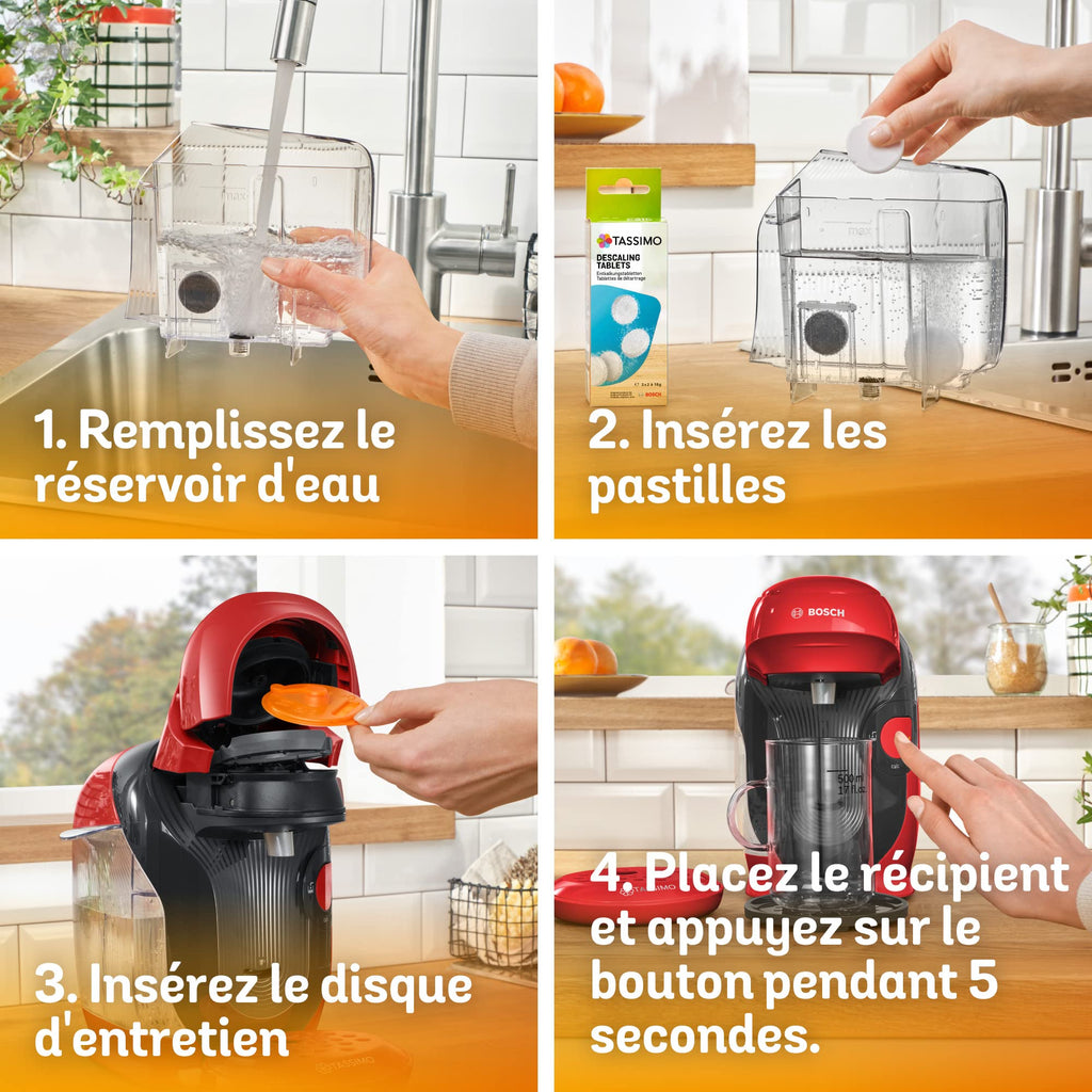Machine à Café Tassimo Style – OneTouch – TAS1103 – Rouge