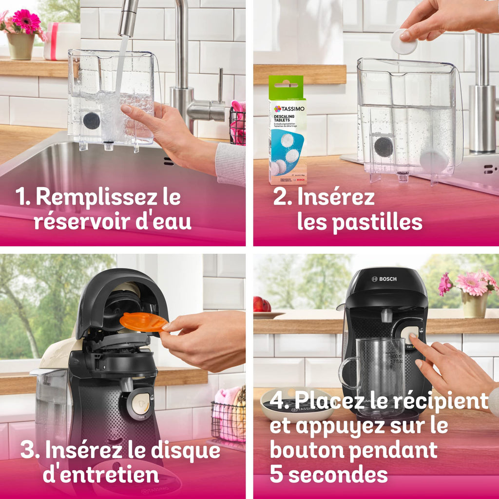 Tassimo Happy TAS1007 – Machine à café à capsules – 1400 W – Crème