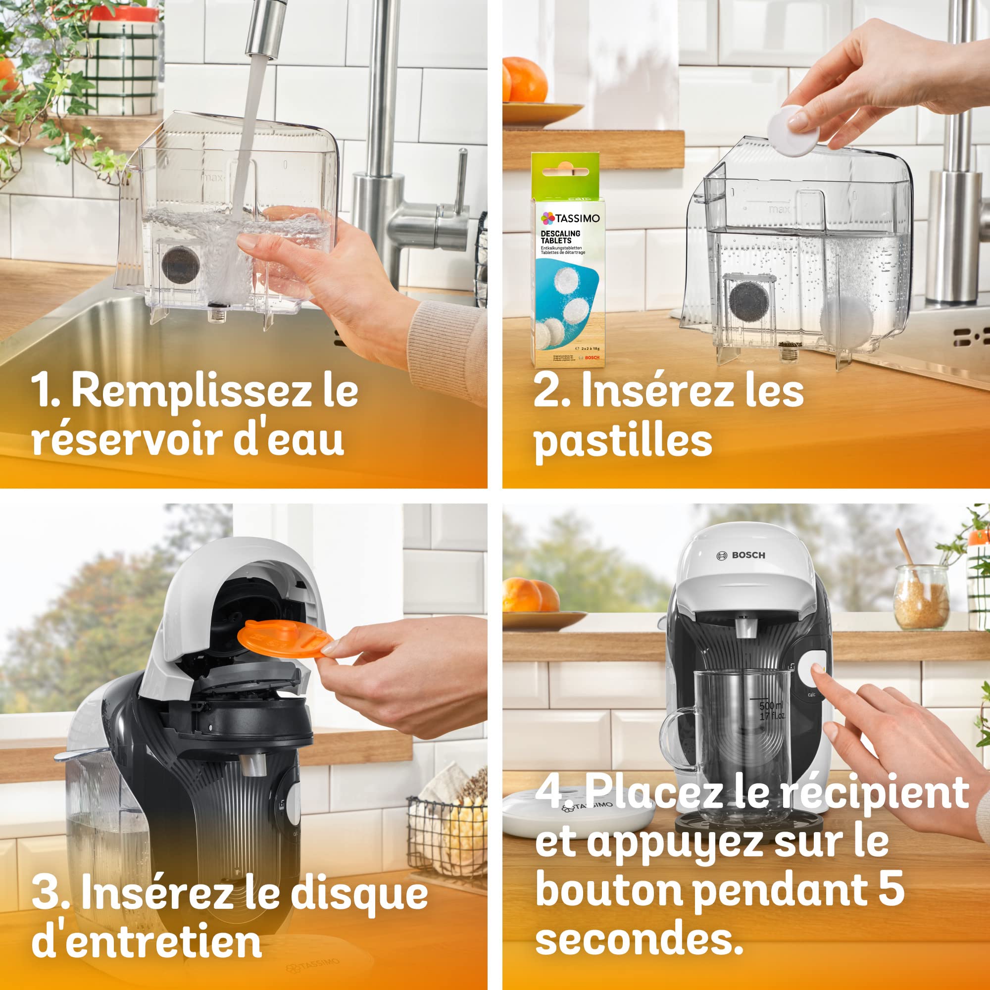 Machine à Café Tassimo Style – TAS1104 – OneTouch – Intellibrew – blanc
