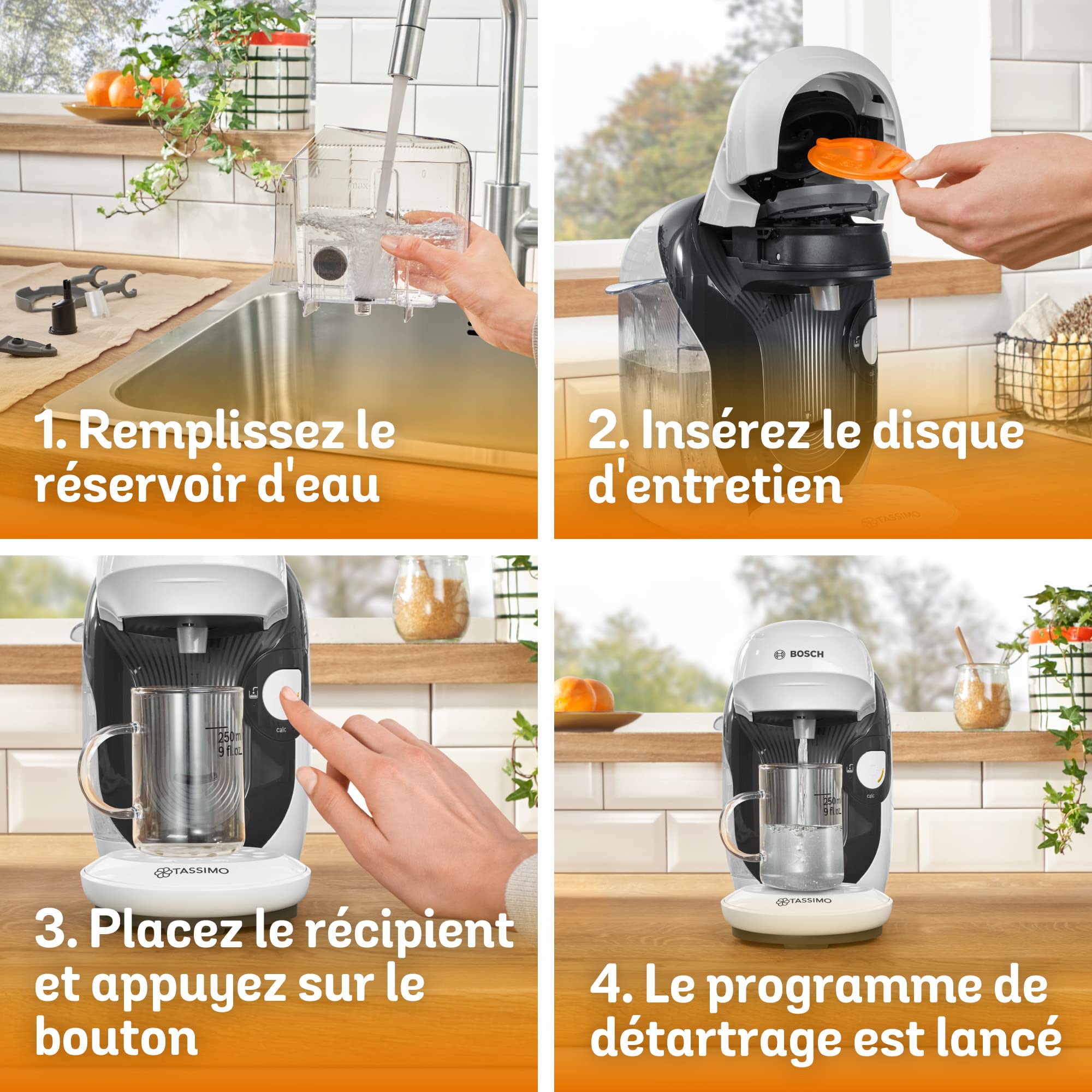 Machine à Café Tassimo Style – TAS1104 – OneTouch – Intellibrew – blanc