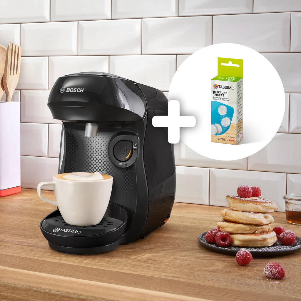 Machine à café multi-boissons Tassimo Happy friendly – TAS102EA – Noir