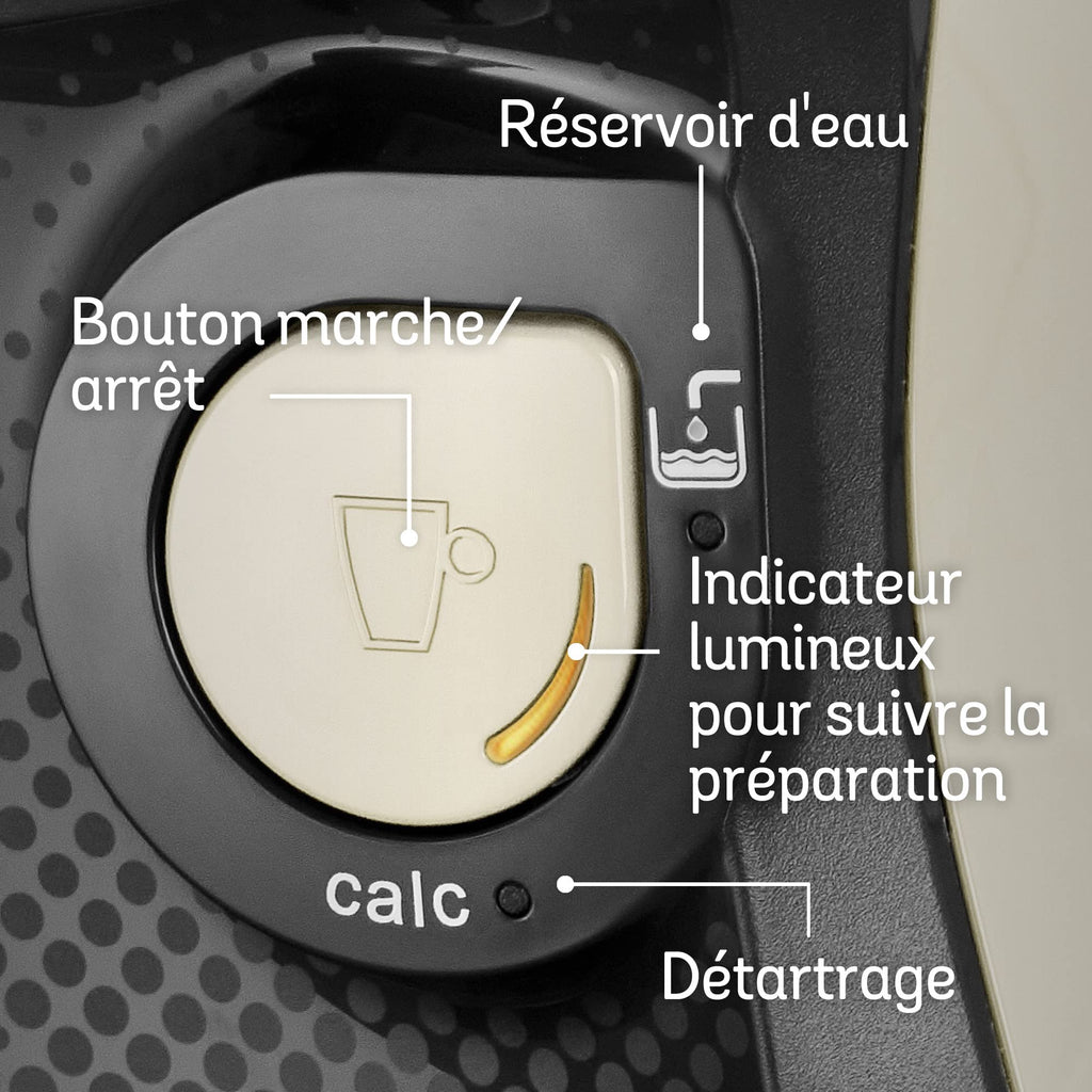 Tassimo Happy TAS1007 – Machine à café à capsules – 1400 W – Crème