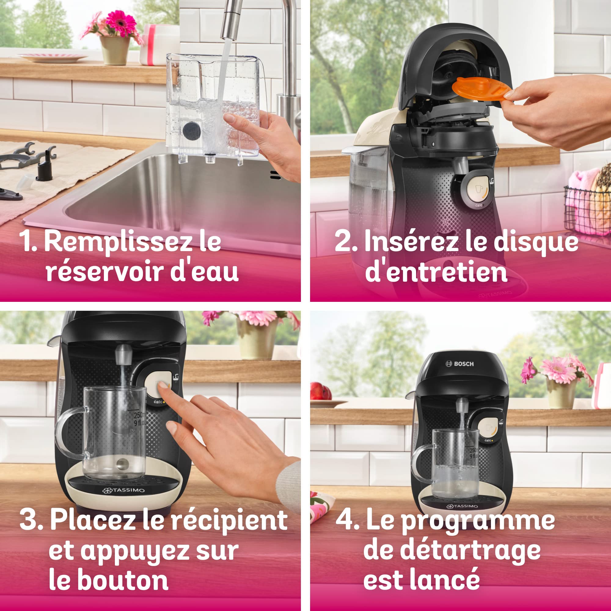 Tassimo Happy TAS1007 – Machine à café à capsules – 1400 W – Crème