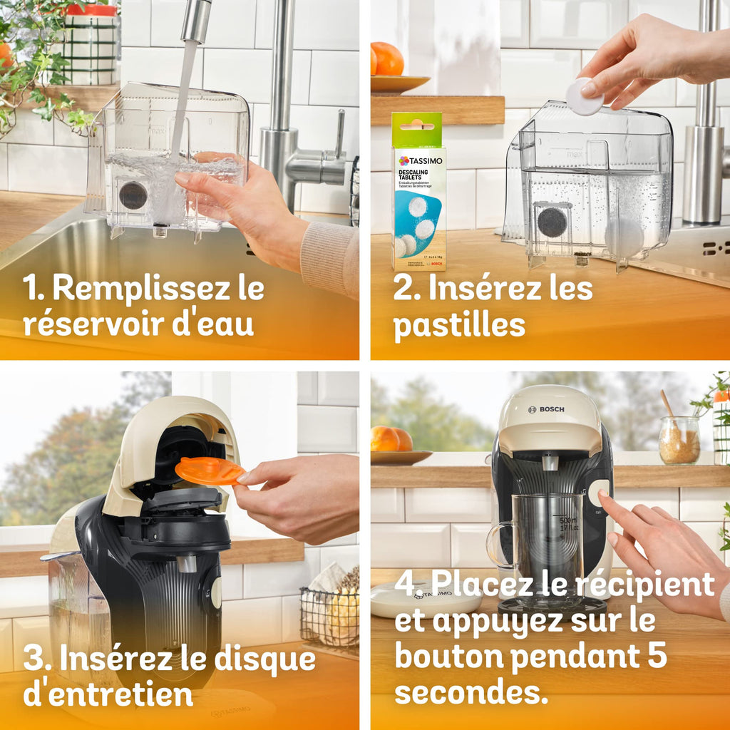 Machine à Café Tassimo Style – OneTouch – cafétière à dosettes – TAS1107 – Vanille