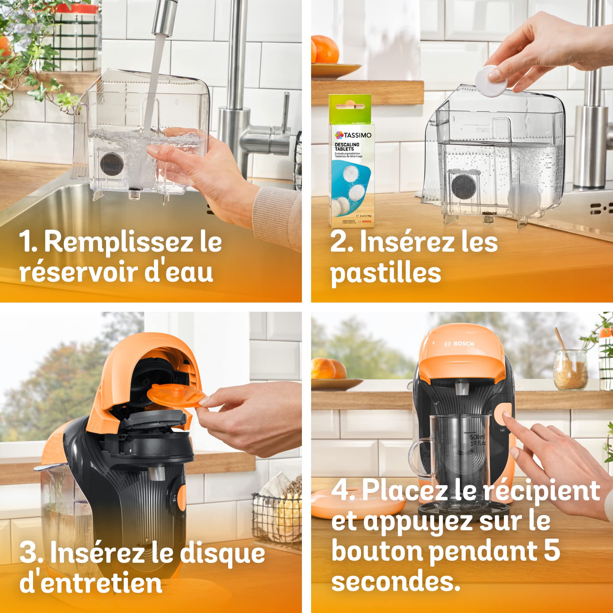 Machine à Café Tassimo Style – Intellibrew – OneTouch – TAS1106 – Pêche